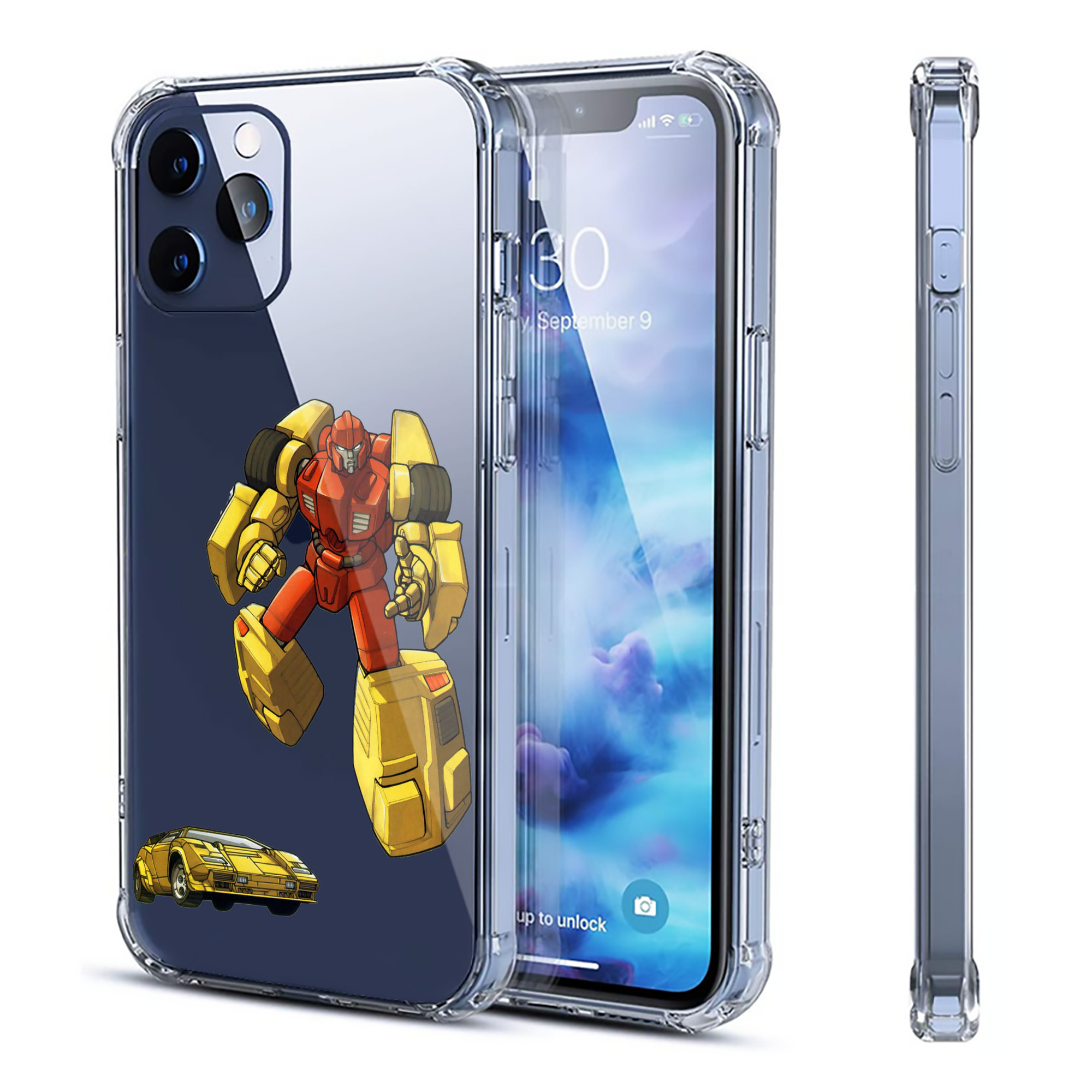 （画像用）  【iPhone 12シリーズ対応】透明スマホケース（クリアソフトケース）